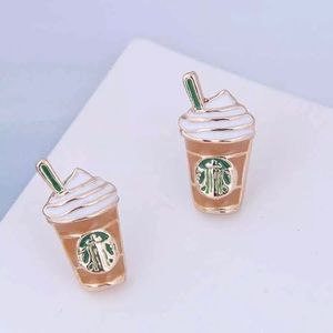 NEW! Dainty Enamel “Frappuccino Please!” Earrings